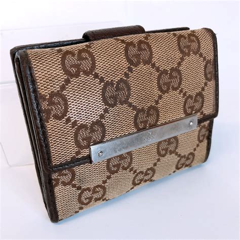 gucci wallet on ebay|vintage Gucci wallets.